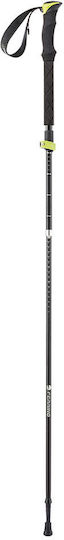 Ferrino Pair of Compact Aluminum Trekking Poles with 3 Sections Spantik Black 300gr