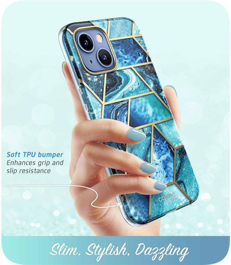 Supcase Cosmo 360 Full Cover Σιλικόνης 2mm Ocean Blue (iPhone 14 Plus)