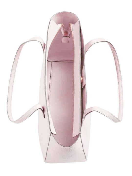 Downtown Chic Turnlock HWVG8385230 Γυναικεία Τσάντα Shopper 'Ωμου Ροζ