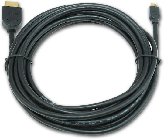 Cablexpert HDMI 2.0 Premium High Speed 4K 60Hz HDR Kabel HDMI-Stecker - Mikro-HDMI-Stecker 4,5m Schwarz