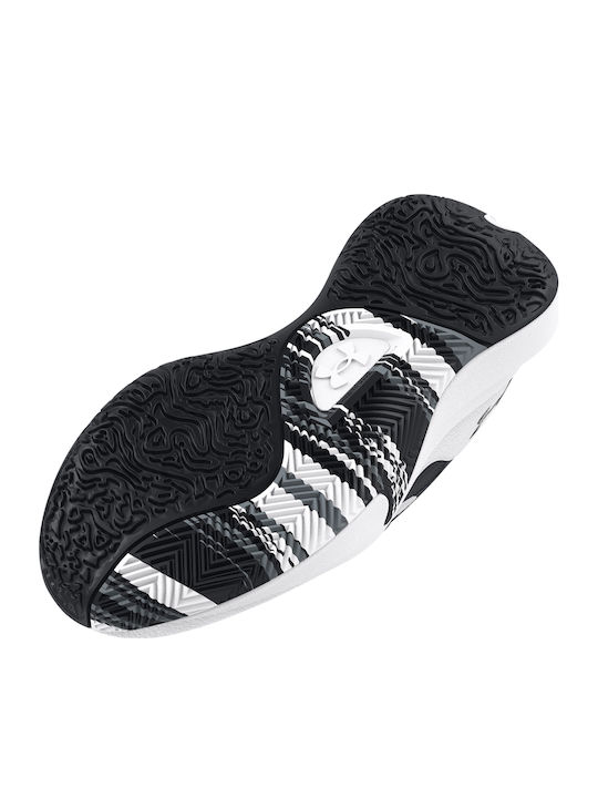 Lockdown 6 Kids Sports Shoes Basketball with Laces White