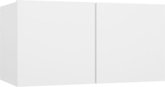 Unitate TV pentru sufragerie Alb L200xA30xÎ30buc