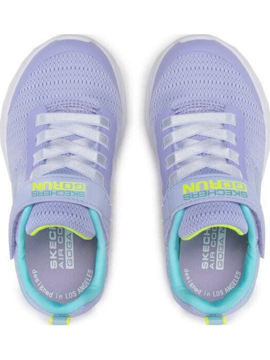 Go Run Παιδικά Sneakers με Σκρατς Λιλά
