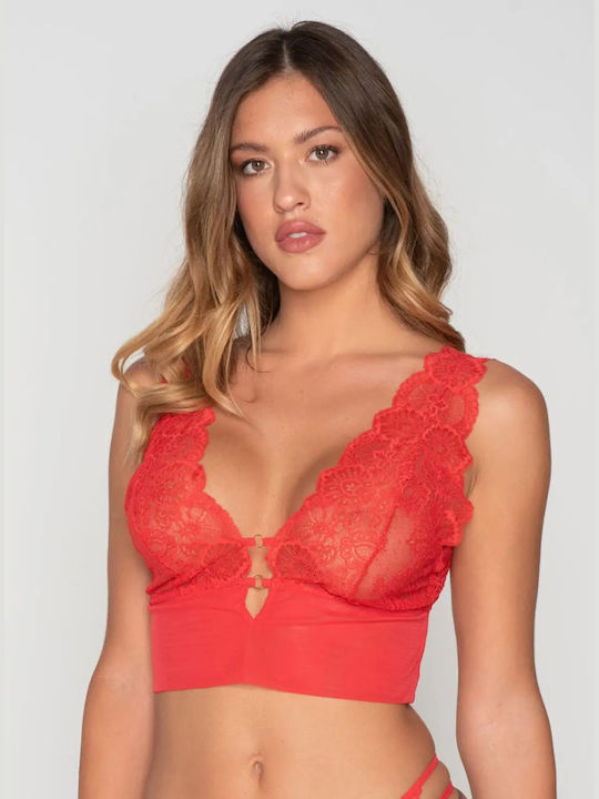 Luna Bralette Σουτιέν Κόκκινο
