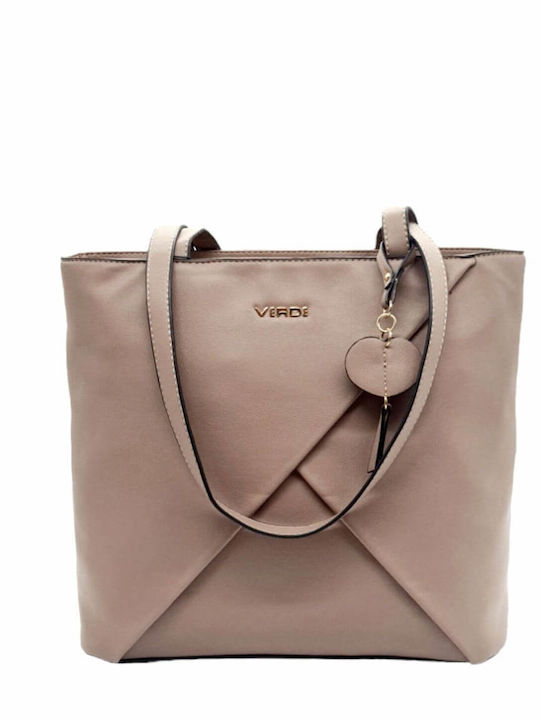 Geantă de damă Shopper De umăr Taupe