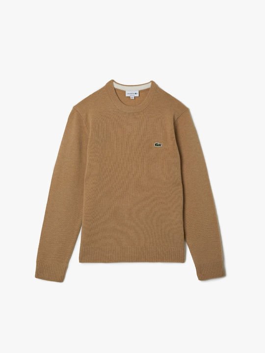 Lacoste Men's Long Sleeve Sweater Beige