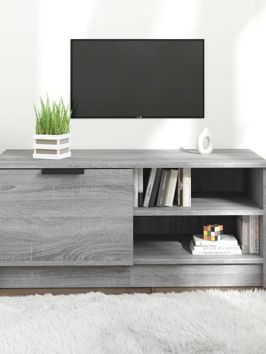 TV-Ständer Grey Sonoma Μ80xΠ35xΥ36.5cm