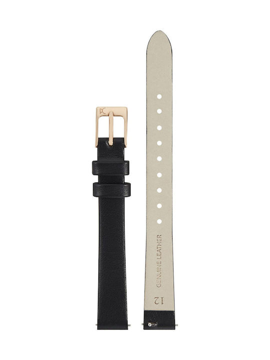 Pierre Cardin Pigalle Women's Watch with Black Leather Strap