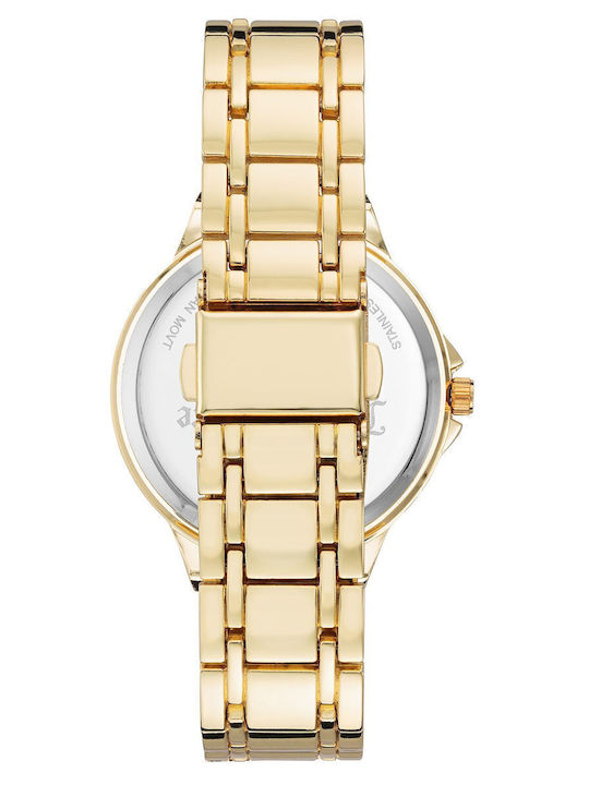 Juicy Couture Γυναικείο Ρολόι 36mm Μπαταρίας με Χρυσό Μεταλλικό Μπρασελέ