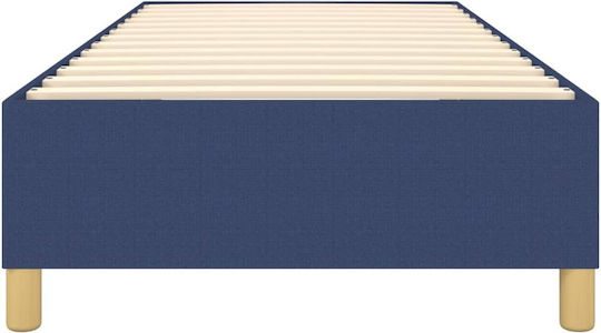 Bettunterlage Einzel mit Stoff Blau für die Matratze 90x200cm