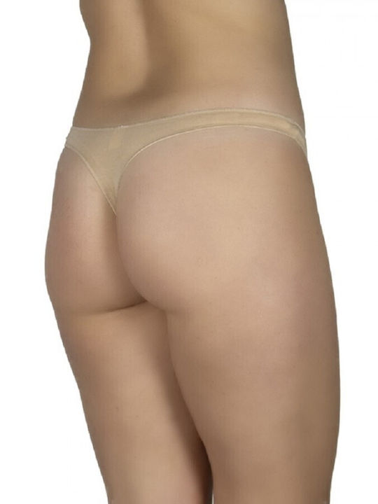 String A.A cotton-modal beige