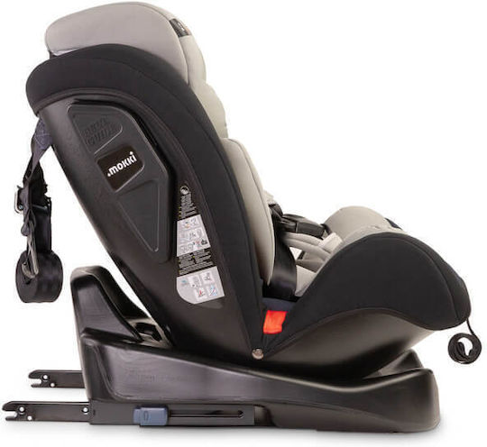 Caretero Mokki Καθισματάκι Αυτοκινήτου με Isofix Γκρι 0-36 kg