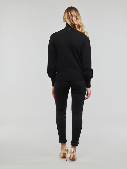 Liu Jo Women's Long Sleeve Sweater Turtleneck Black