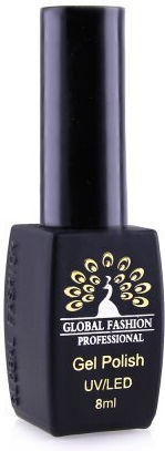 Global Fashion Black Elite Halb-permanenter Nagellack 244 8ml 1Stück