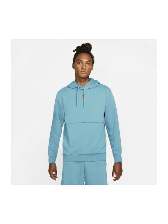 Sweatshirt mit Kapuze Hellblau