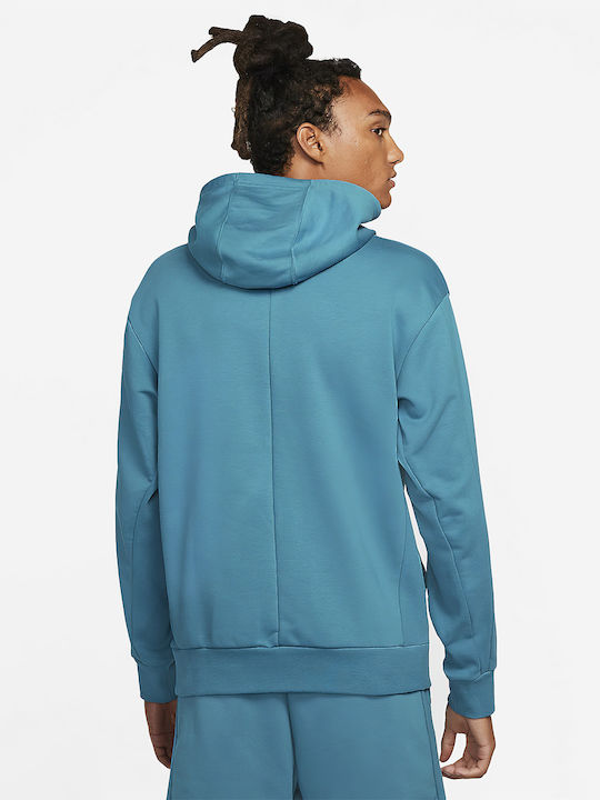 Sweatshirt mit Kapuze Hellblau
