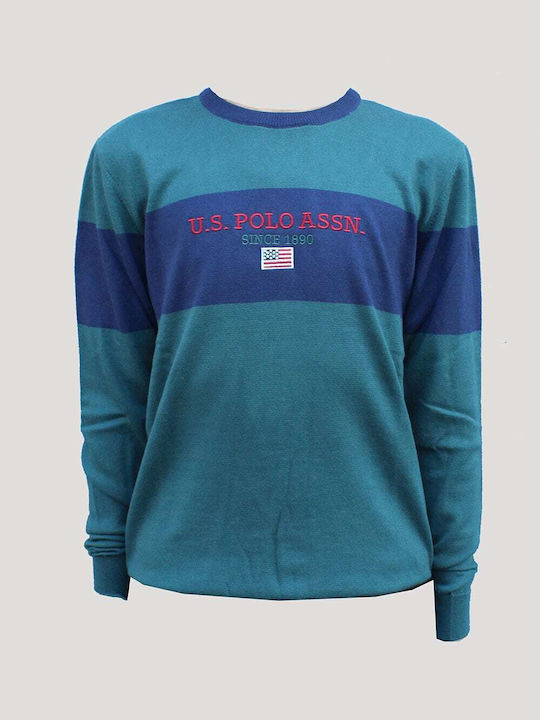 U.S. Polo Assn. Pulover pentru copii Cu mâneci lungi Kaki