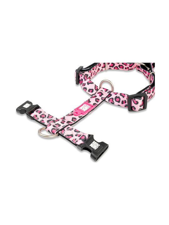 Max & Molly Σαμαράκι Σκύλου Leopard Ροζ X-Small 10mm x 32-40cm