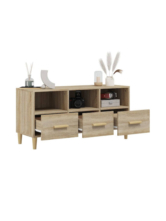 TV-Ständer Sonoma Eiche M102xT36xH50cm