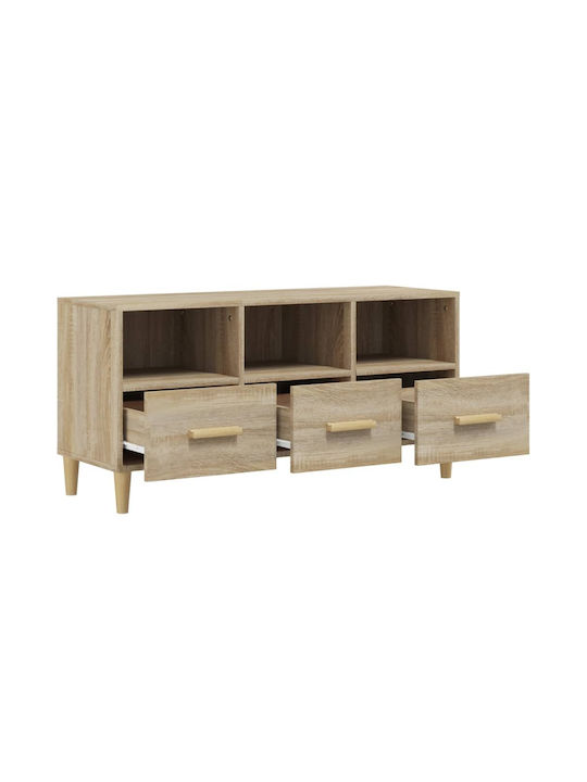 TV-Ständer Sonoma Eiche M102xT36xH50cm
