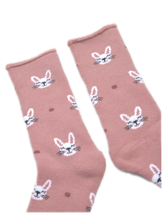 Ysabel Mora Girls Knee-High Socks Pink Y-003