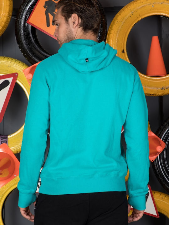 212.EM20.01 Sweatshirt with Hood Turquoise