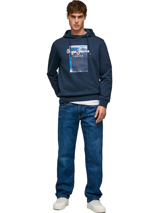 Pierce Sweatshirt mit Kapuze Marineblau