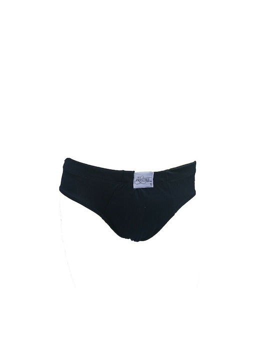 Herren Slips Schwarz 1Packung