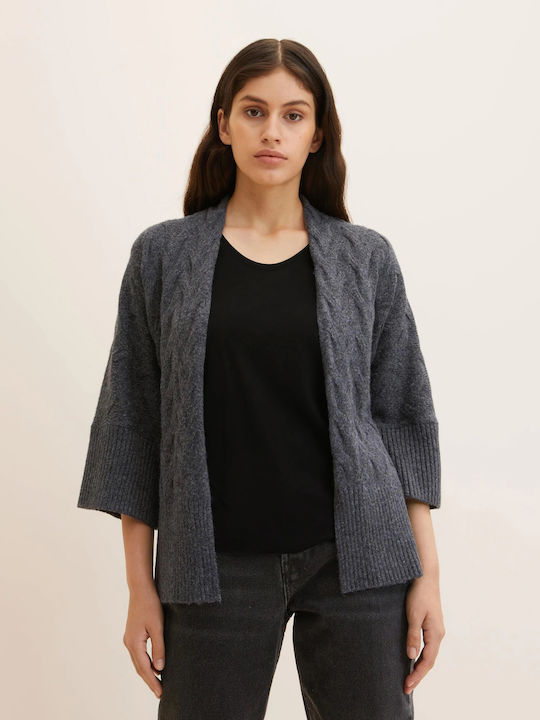 Women's Knitted Cardigan Evident Anthracite Melange