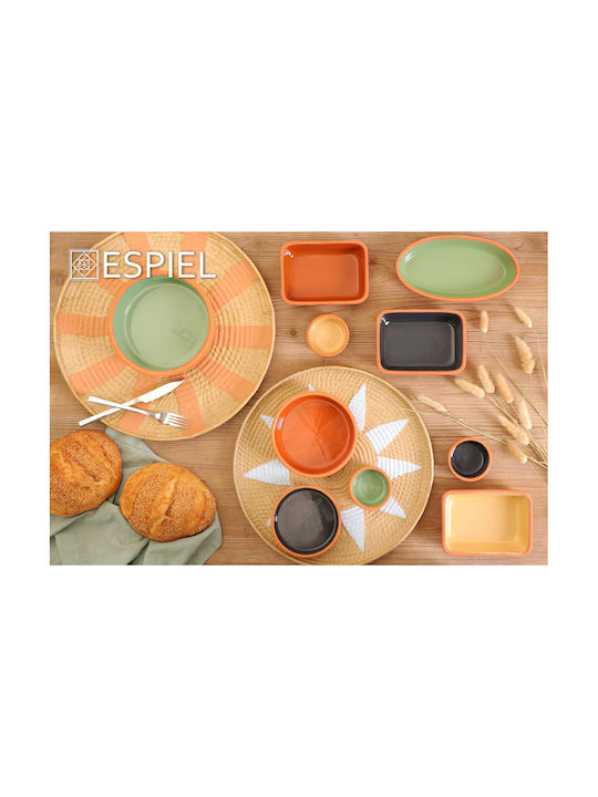 Espiel Terracotta Ceramic Rectangular Heat-Resistant Cookware 16.5x12x4.5cm