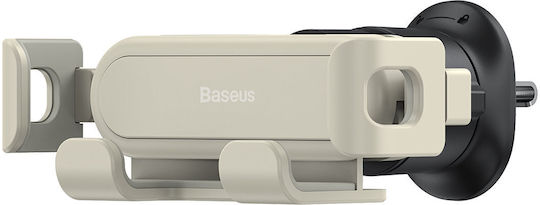 Baseus Gravity Car Mobile Mount with Adjustable Hooks Beige