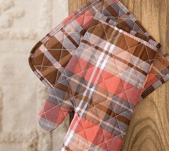 Nima Dakota Oven Mitt Beige - Brown