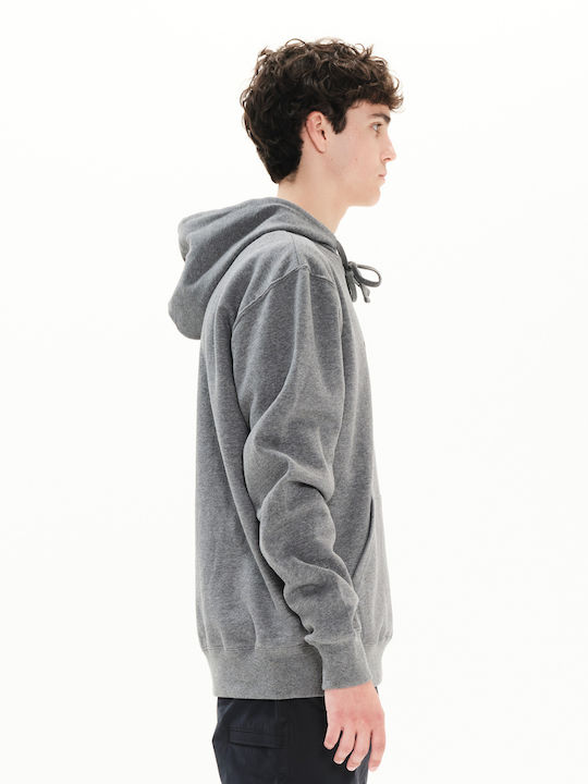 Sweatshirt with Hood Gray