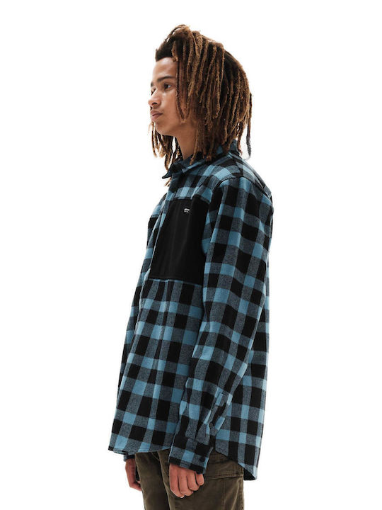 Μακρυμάνικo Πουκάμισο Καρό Blue/Black