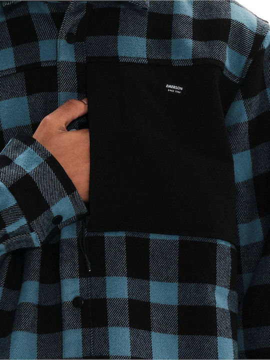 Μακρυμάνικo Πουκάμισο Καρό Blue/Black