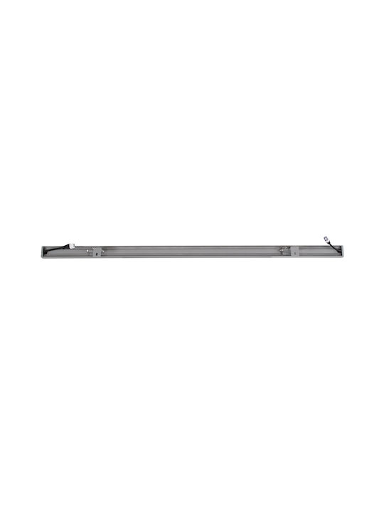 GloboStar Faia Outdoor Floor Lamp LED Wall Washer 24W with Natural White Light IP65 Silver