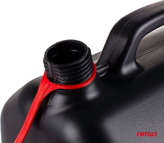 AMiO Double Position Plastic Fuel Can With Extension Tube 10lt Black
