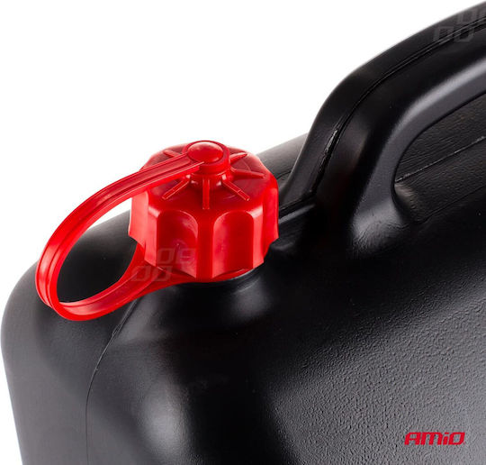 AMiO Dual Compartment Fuel Can Plastic with Extension Tube 20l Black