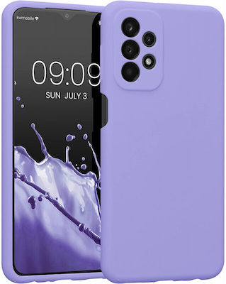 KWmobile Rubberized TPU Silicone Back Cover Lavender (Galaxy A23)