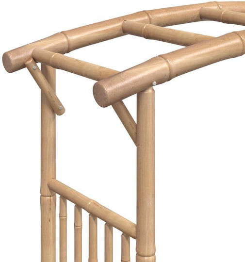 Garden Arch from Bamboo in Brown Colour 118x40x187cm