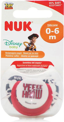 Nuk Orthodontischer Schnuller Silikon Toy Story Yeehaw mit Etui für 0-6 Monate 1Stück