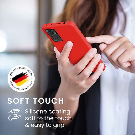 KWmobile Rubberized TPU Back Cover Σιλικόνης Κόκκινο (Redmi Note 11 Pro)