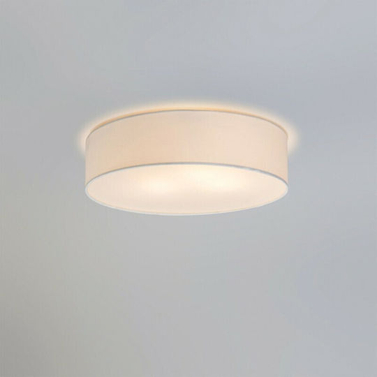 VK Lighting Deckenleuchte 50cm Weiß mit Fassung E27