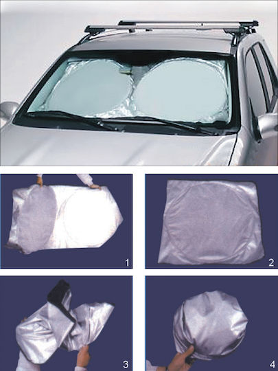 Autoline Internal Car Windshield Sunshade 150x70cm