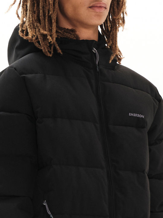 Зимно Мъжко якето Puffer Черно