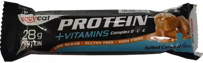 Mooveat Protein +Vitamins Baton cu 28gr Proteină & Aromă Caramel sărat 80gr