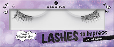 Essence Lashes To Impress Ψεύτικες Βλεφαρίδες 03 Half Lashes