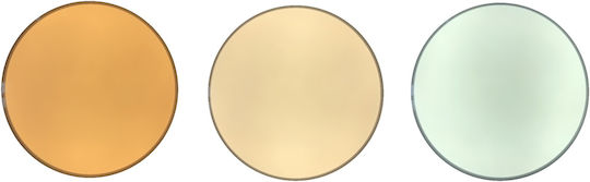 Avide ACLOCCT-80W-R-ALU Plafonieră de Tavan 76buc Albă cu LED Integrat și Telecomandă