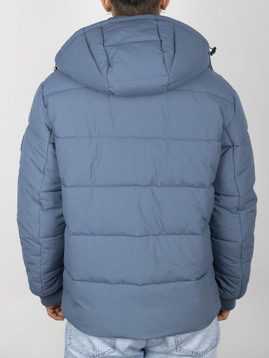 Hugo Boss Men's Winter Puffer Jacket Light Blue