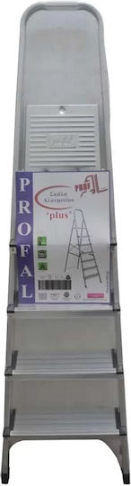 Profal Leiter Aluminium mit 2+1 Stufen 126cm